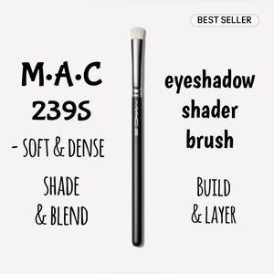 Mac Cosmetics 239S Synthetic Eye Shader Brush Brand New Authentic
